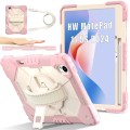 Pancerne Etui z Uchwytem i Paskiem do Huawei MatePad 11.5 S różowe