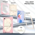 Pancerne Etui z Uchwytem i Paskiem do Huawei MatePad 11.5 S różowe
