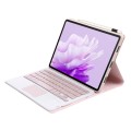 Różowe Etui Klawiatura z TouchPad do Huawei MatePad 11.5 S 2024