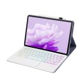 Fioletowe Etui Podświetlana Klawiatura do Huawei MatePad 11.5 S 2024