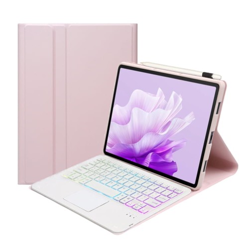 Różowe Etui Podświetlana Klawiatura do Huawei MatePad 11.5 S 2024