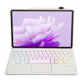 Różowe Etui Podświetlana Klawiatura do Huawei MatePad 11.5 S 2024
