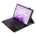 Czarne Etui Podświetlana Klawiatura do Huawei MatePad 11.5 S 2024