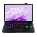 Czarne Etui Podświetlana Klawiatura do Huawei MatePad 11.5 S 2024
