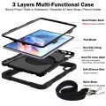 Pancerne Etui z Uchwytem i Paskiem do Huawei MatePad 11.5 S 2024 czarne
