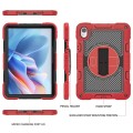 Pancerne Etui z Uchwytem i Paskiem do Huawei MatePad 11.5 S 2024 czerwone
