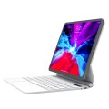 BENWIS Białe Magnetyczne Etui Klawiatura do iPad 10 2022 / iPad 11 2025