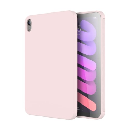 MUTURAL Silikonowe Etui Obudowa do iPad mini 2024 / iPad mini 6 różowe