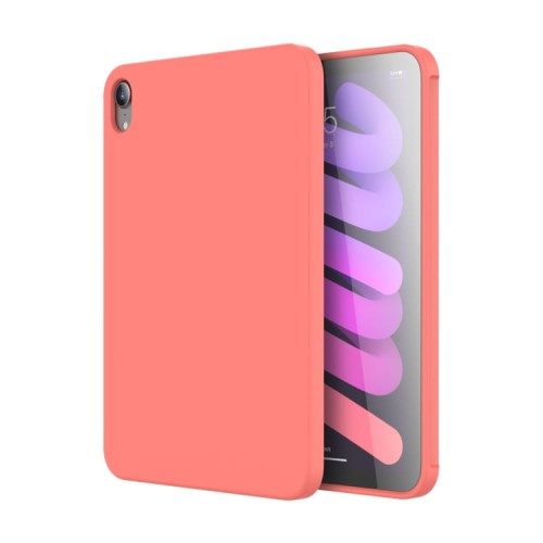 MUTURAL Silikonowe Etui Obudowa do iPad mini 2024 / iPad mini 6 koralowe