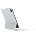 BENWIS Białe Magnetyczne Etui Klawiatura do iPad Pro 12.9 2022/2021/2020