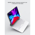 BENWIS Białe Magnetyczne Etui Klawiatura do iPad Pro 12.9 2022/2021/2020