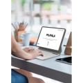 BENWIS Białe Magnetyczne Etui Klawiatura do iPad Pro 12.9 2022/2021/2020