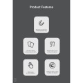 BENWIS Czarne Magnetyczne Etui Klawiatura do iPad Pro 12.9 2022/2021/2020