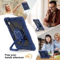 Mocne Etui z Uchwytem i Paskiem do Huawei MatePad Air 12 2024 granatowe