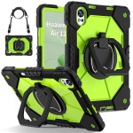 Mocne Etui z Uchwytem i Paskiem do Huawei MatePad Air 12 2024 zielone