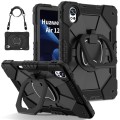 Mocne Etui z Uchwytem i Paskiem do Huawei MatePad Air 12 2024 czarne