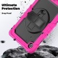 Pancerne Etui z Uchwytem i Paskiem do Lenovo Tab 10.1 2025 różowe