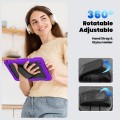 Pancerne Etui z Uchwytem i Paskiem do Lenovo Tab 10.1 2025 fioletowe