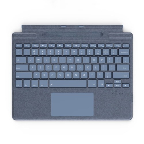 Podświetlana Klawiatura z TouchPad do Microsoft Surface Pro 8/9/X niebieska