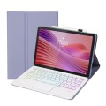 Fioletowe Etui z Podświetlaną Klawiaturą z Touchpad do Lenovo Tab 10.1 2025
