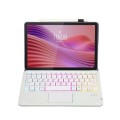 Fioletowe Etui z Podświetlaną Klawiaturą z Touchpad do Lenovo Tab 10.1 2025
