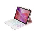 Różowe Etui z Podświetlaną Klawiaturą z Touchpad do Lenovo Tab 10.1 2025