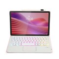 Różowe Etui z Podświetlaną Klawiaturą z Touchpad do Lenovo Tab 10.1 2025