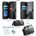 CASEME Etui Portfel Pokrowiec do Samsung Galaxy S25 czarne