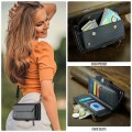 CASEME Etui Portfel Pokrowiec do Samsung Galaxy S25 czarne