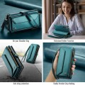 CASEME Etui Portfel Pokrowiec do Samsung Galaxy S25 zielone