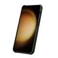 MELKCO Skórzane Etui Plecki Obudowa do Samsung Galaxy S25 zielone