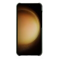 MELKCO Skórzane Etui Plecki Obudowa do Samsung Galaxy S25 zielone