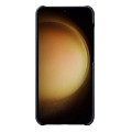 MELKCO Skórzane Etui Plecki Obudowa do Samsung Galaxy S25 granatowe