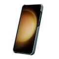 MELKCO Skórzane Etui Plecki Obudowa do Samsung Galaxy S25 niebieskie