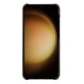 MELKCO Skórzane Etui Plecki Obudowa do Samsung Galaxy S25 fioletowe
