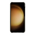 MELKCO Skórzane Etui Plecki Obudowa do Samsung Galaxy S25 szare