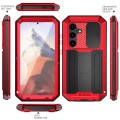 R-JUST Pancerne Etui Antywstrząsowe do Samsung Galaxy S25 czerwone