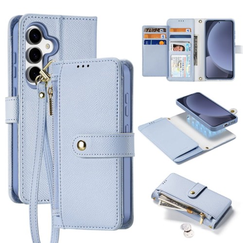 Etui Pokrowiec Portfel Dux Ducis do Samsung Galaxy S25 niebieski