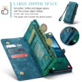 CaseMe Etui Portfel do Samsung Galaxy S25 niebieski morski
