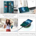 CaseMe Etui Portfel do Samsung Galaxy S25 niebieski morski
