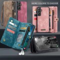 CaseMe Etui Portfel do Samsung Galaxy S25 niebieski morski