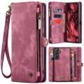 CaseMe Etui Portfel Pokrowiec do Samsung Galaxy S25 czerwony