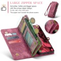 CaseMe Etui Portfel Pokrowiec do Samsung Galaxy S25 czerwony