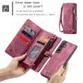 CaseMe Etui Portfel Pokrowiec do Samsung Galaxy S25 czerwony