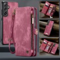 CaseMe Etui Portfel Pokrowiec do Samsung Galaxy S25 czerwony