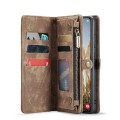 CaseMe Etui Portfel Pokrowiec do Samsung Galaxy S25 brązowy