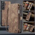 CaseMe Etui Portfel Pokrowiec do Samsung Galaxy S25 brązowy