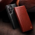 QIALINO Eleganckie Skórzane Etui do Samsung Galaxy S25 czarne