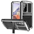 R-JUST Pancerne Etui Antywstrząsowe do Samsung Galaxy S25 srebrne