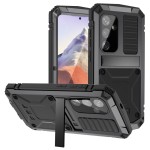 R-JUST Pancerne Etui Antywstrząsowe do Samsung Galaxy S25 czarne